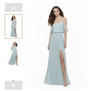 Morilee Madeline Gardner bridesmaid dress long dress 21635 Desert Rose size 4